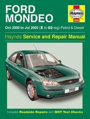 Ford Mondeo Petrol & Diesel (Oct 00 - Jul 03) X To 03: 2000 To 2003 kaina ir informacija | Enciklopedijos ir žinynai | pigu.lt