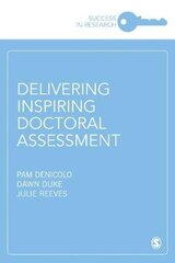 Delivering Inspiring Doctoral Assessment kaina ir informacija | Enciklopedijos ir žinynai | pigu.lt