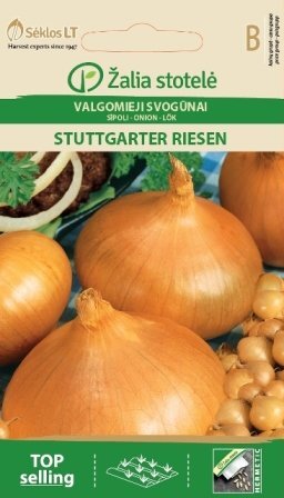 Valgomieji svogūnai Stuttgarter Riesen цена и информация | Daržovių, uogų sėklos | pigu.lt