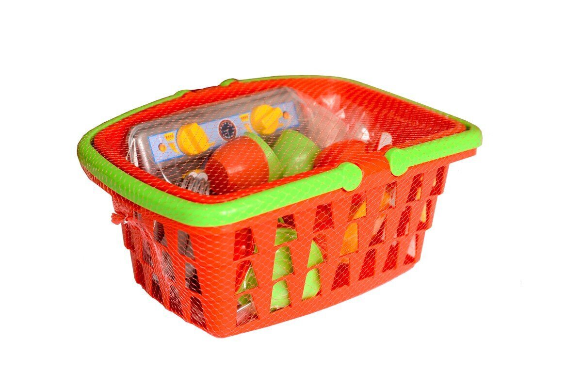 Žaislinių indelių rinkinys su krepšeliu kaina ir informacija | Žaislai mergaitėms | pigu.lt