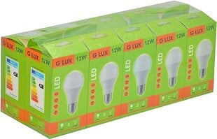 LED lemputės G.LUX GR-LED-A60-12W 4000K, 10vnt. Pakuotė kaina ir informacija | Elektros lemputės | pigu.lt