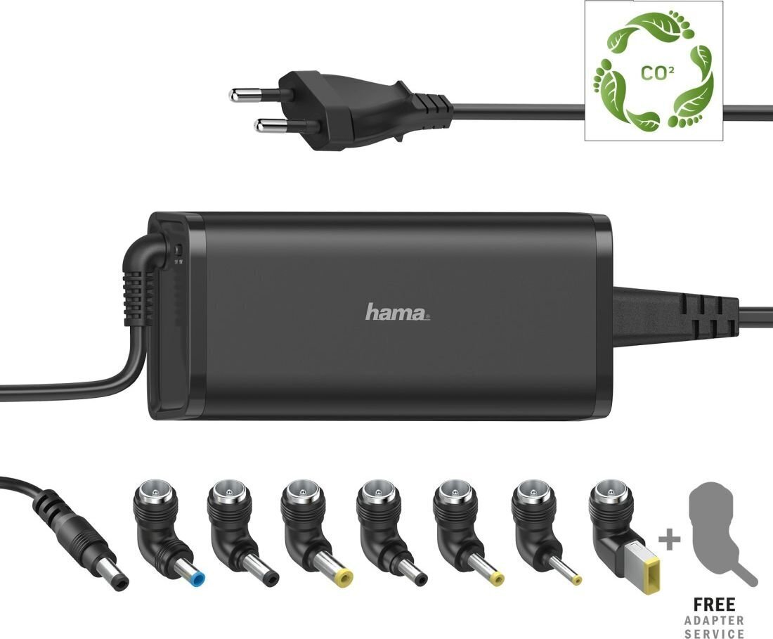 Hama Universal Notebook Power Supply Unit, 15-19 V/90W цена и информация | Įkrovikliai nešiojamiems kompiuteriams | pigu.lt