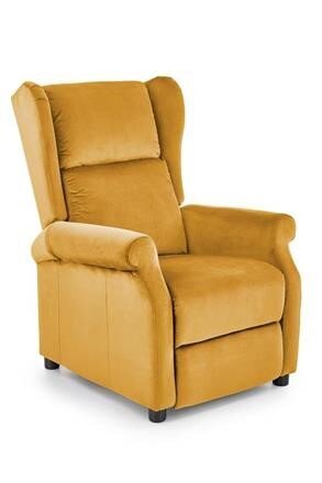 Fotelis Halmar Agustin 2, geltonas kaina ir informacija | Svetainės foteliai | pigu.lt