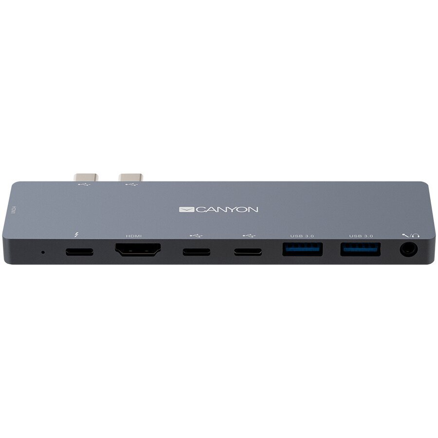 Canyon Multiport Docking Station with 8 port kaina ir informacija | Adapteriai, USB šakotuvai | pigu.lt