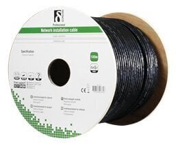 Deltaco TP-52, Cat6a, 100 m kaina ir informacija | Kabeliai ir laidai | pigu.lt