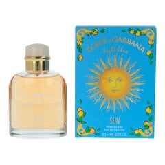 Туалетная вода Dolce & Gabbana Light Blue Sun Pour Homme EDT для мужчин 125 мл цена и информация | Мужские духи | pigu.lt