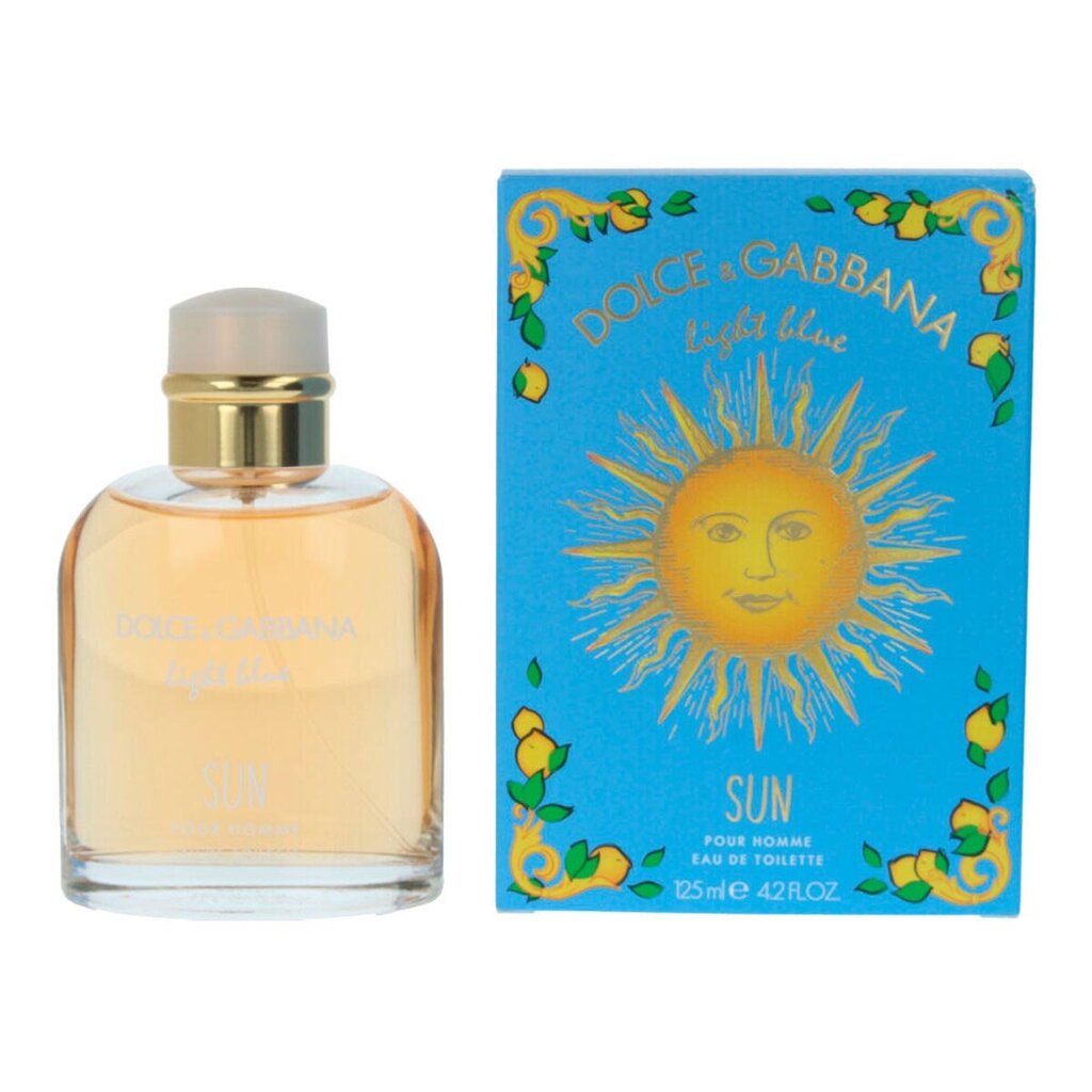 Tualetinis vanduo Dolce & Gabbana Light Blue Sun Pour Homme EDT vyrams 125 ml цена и информация | Kvepalai vyrams | pigu.lt