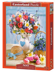 Dėlionė Castorland Puzzle Spring In Flower Pot, 500 d. kaina ir informacija | Dėlionės (puzzle) | pigu.lt