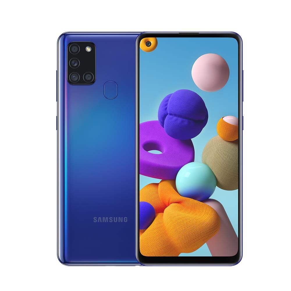 Samsung Galaxy A21s, 32 GB, Dual SIM, Blue kaina ir informacija | Mobilieji telefonai | pigu.lt