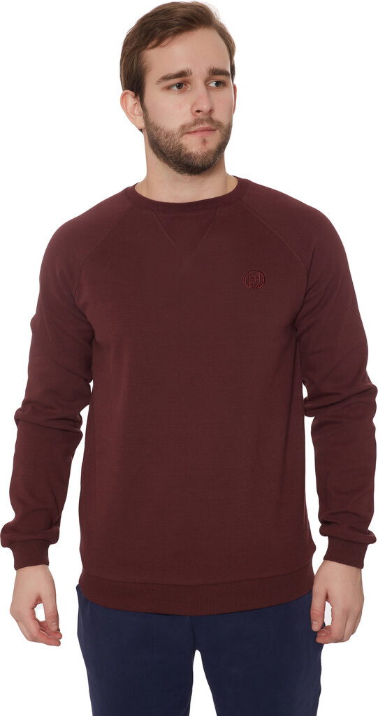 Vyriškas džemperis Wave FHM, bordo spalva цена и информация | Džemperiai vyrams | pigu.lt