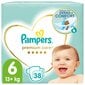 Sauskelnės Pampers Premium Care, Value Pack 6 dydis, 38 vnt. цена и информация | Sauskelnės | pigu.lt