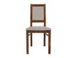 2-jų kėdžių komplektas BRW Paella, šviesiai pilkas kaina ir informacija | Virtuvės ir valgomojo kėdės | pigu.lt