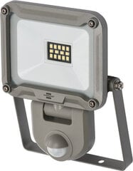 Прожектор светодиодный настенный уличный «Brennenstuhl» JARO 1000 P; влагозащита IP44; инфракрасный датчик движения цена и информация | Уличные светильники | pigu.lt