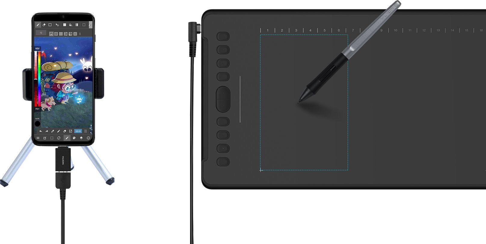 Huion H1161 kaina ir informacija | Piešimo planšetės | pigu.lt