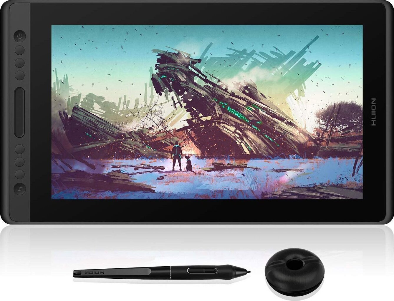 Huion Kamvas Pro 16, juoda цена и информация | Piešimo planšetės | pigu.lt