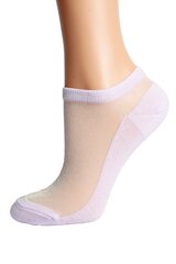 Укороченные женские носки светло-розового цвета с блеском LUCINA цена и информация | Женские носки | pigu.lt