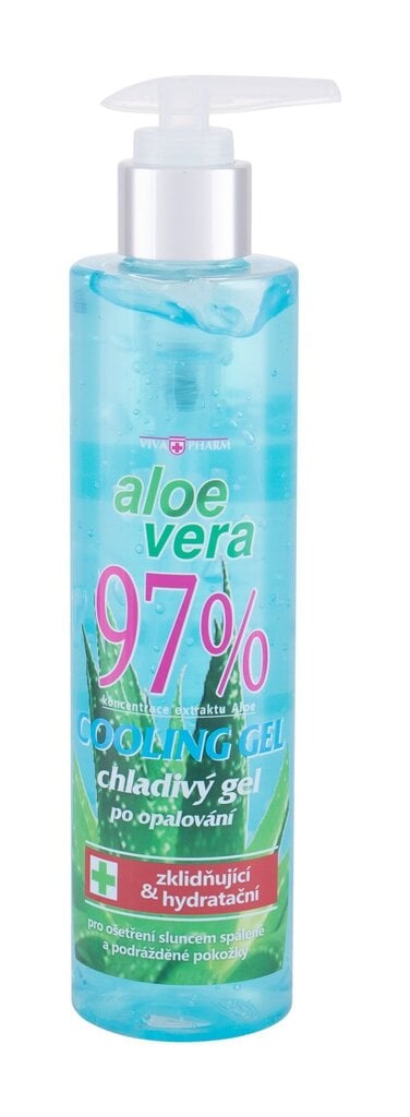 Šaldantis gelis Aloe Vera po saulės vonių Vivaco, 250 ml kaina ir informacija | Kremai nuo saulės | pigu.lt