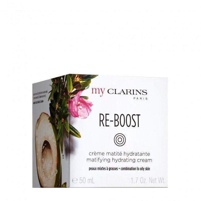 Drėkinamasis dieninis veido kremas Clarins RE-BOOST 50 ml цена и информация | Veido kremai | pigu.lt