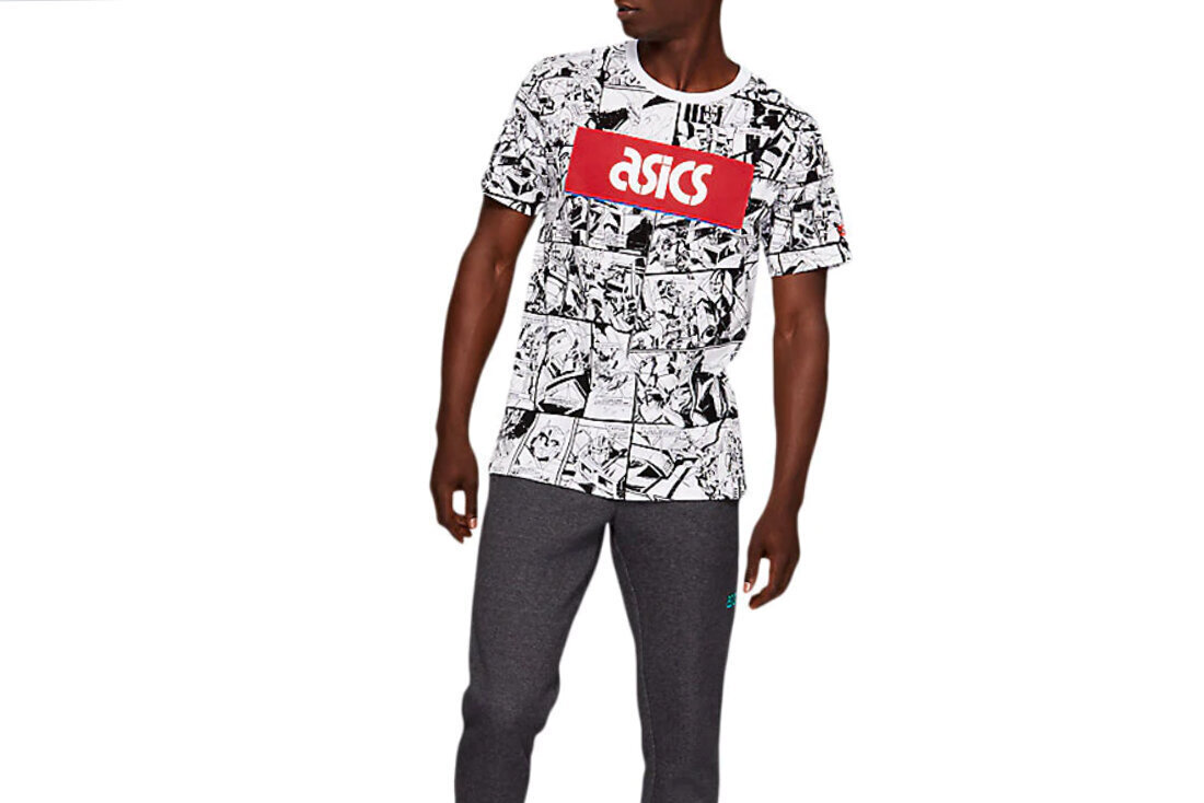 Sportiniai marškinėliai Asics TF M Graphic SS 1 Tee M 2191A260-101, 60262 kaina ir informacija | Sportinė apranga vyrams | pigu.lt