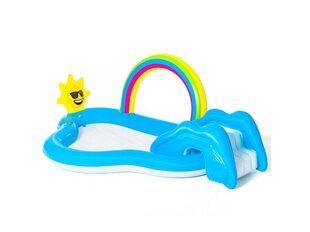 Pripučiamas vandnes žaidimas vaikams Bestway Rainbow, 257x145x91 cm, mėlynas kaina ir informacija | Pripučiamos ir paplūdimio prekės | pigu.lt