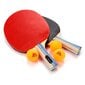 Stalo teniso rinkinys Meteor Sirocco, 2 raketės 3 kamuoliukai kaina ir informacija | Stalo teniso raketės, dėklai ir rinkiniai | pigu.lt