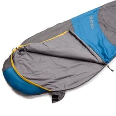 Спальный мешок Meteor Trail одноместный, серый/ синий цена и информация | Спальные мешки | pigu.lt