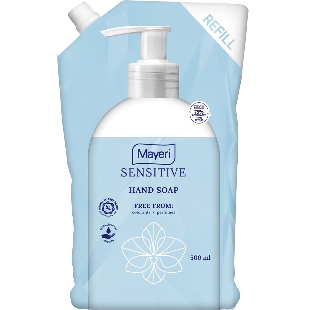 Skystasis muilas Mayeri Sensitive, 500ml kaina ir informacija | Muilai | pigu.lt