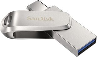 SanDisk Ultra Dual Drive Luxe USB Type-C 512GB - 150MB/s, USB 3.1 Gen 1 kaina ir informacija | Sandisk Kompiuterinė technika | pigu.lt