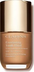 Makiažo pagrindas Clarins Everlasting Youth Fluid 114 Cappucino, 30 ml kaina ir informacija | Makiažo pagrindai, pudros | pigu.lt