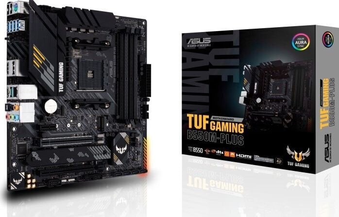 Asus TUF Gaming B550M-Plus цена и информация | Pagrindinės plokštės | pigu.lt