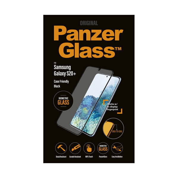 PanzerGlass Biometric 7223, skirtas Samsung Galaxy S20 Plus, skaidrus kaina ir informacija | Apsauginės plėvelės telefonams | pigu.lt