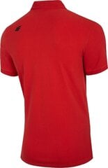 Marškinėliai vyrams 4f NOSH4TSM008, raudoni kaina ir informacija | Vyriški marškinėliai | pigu.lt