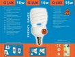Energiją taupanti lemputė 16W pakuotė 10vnt G.LUX DTL 16W E14 Pakuotė kaina ir informacija | Elektros lemputės | pigu.lt