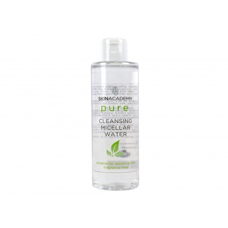 Valomasis micelinis vanduo jautriai odai Skin Academy Pure, 200 ml kaina ir informacija | Veido prausikliai, valikliai | pigu.lt