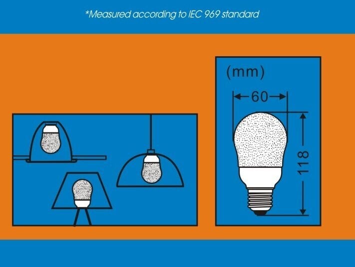 Energiją taupanti lemputė 15W pakuotė 10vnt G.LUX DEP/NP DECOR 15W Pakuotė цена и информация | Elektros lemputės | pigu.lt