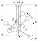 Candellux pakabinamas šviestuvas Pakasos 6 цена и информация | Pakabinami šviestuvai | pigu.lt