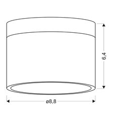 Candellux потолочный светильник 9Вт LED 4000K цена и информация | Candellux Светильники и оборудование для освещения | pigu.lt