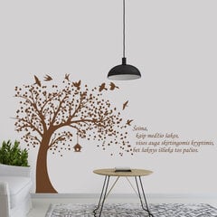 Interjero lipdukas - „Šeimos medis“, rudas, kryptis - dešinė. kaina ir informacija | Interjero lipdukai | pigu.lt