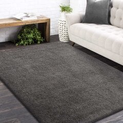 Neslystantis kilimas Shaggy Grafit 120x170 cm kaina ir informacija | Kilimai | pigu.lt