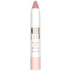 Kreminiai lūpų dažai Golden Rose Nude Look Creamy Shine 3,5 g, 02 Pink Rose kaina ir informacija | Lūpų dažai, blizgiai, balzamai, vazelinai | pigu.lt