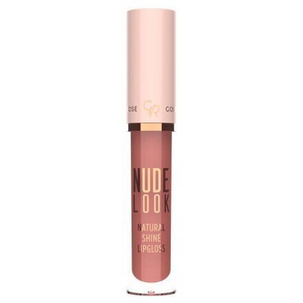 Lūpų blizgesys Golden Rose Nude Look Natural Shine 04 Peachy Nude, 4,5 g kaina ir informacija | Lūpų dažai, blizgiai, balzamai, vazelinai | pigu.lt