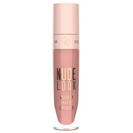 Skysti lūpų dažai Golden Rose Nude Look Velvety Matte 5,5 ml, 03 Rosy Nude цена и информация | Lūpų dažai, blizgiai, balzamai, vazelinai | pigu.lt