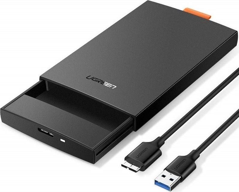 Išorinis diskas Ugreen CM237 SATA, 2,5" SSD/HDD, juodas цена и информация | Išoriniai kietieji diskai (SSD, HDD) | pigu.lt