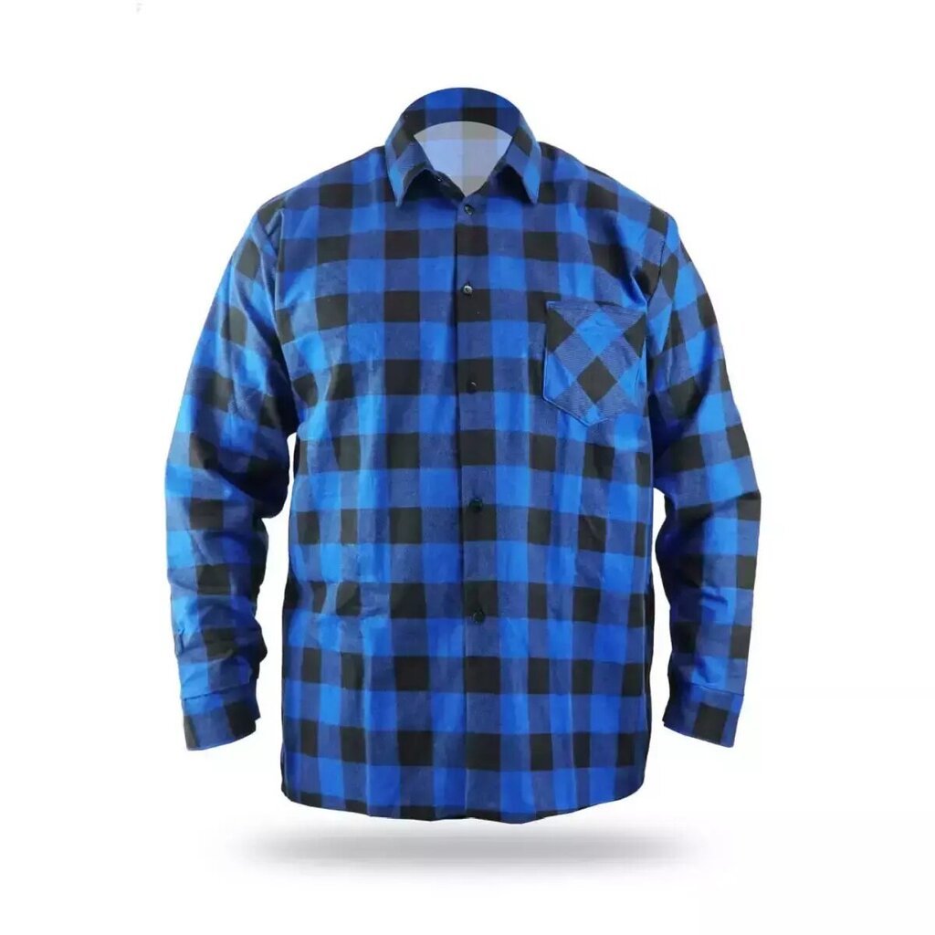 Flaneliniai marškinėliai mėlyni Dedra kaina ir informacija | Darbo rūbai | pigu.lt