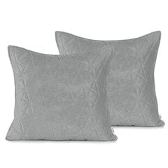 Бархатный чехол LAILA SILVER 45X45см x 2 шт. цена и информация | Декоративные подушки и наволочки | pigu.lt