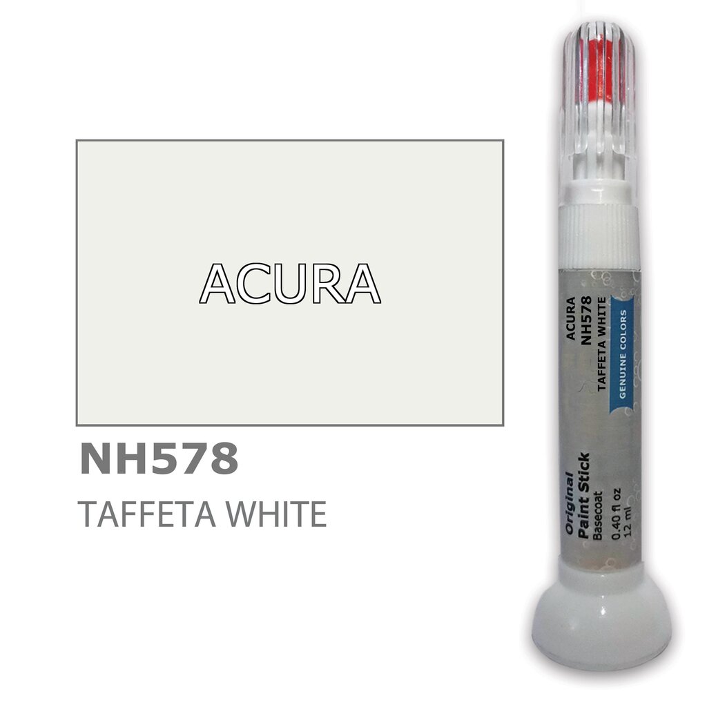 Dažų korektorius įbrėžimų taisymui ACURA NH578 - TAFFETA WHITE 12 ml цена и информация | Automobiliniai dažai | pigu.lt