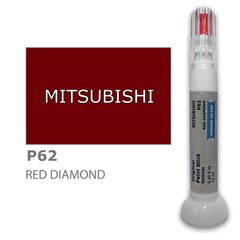 Карандаш-корректор для устранения царапин MITSUBISHI P62 - RED DIAMOND 12 ml цена и информация | Автомобильная краска | pigu.lt