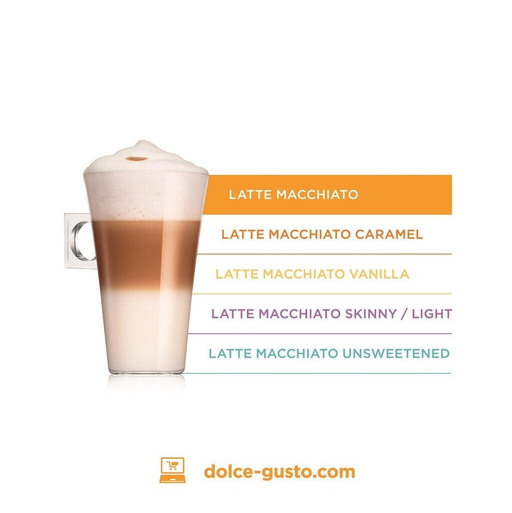 Kava Nescafe dolce gusto latte macchiato, 16 vnt. цена и информация | Kava, kakava | pigu.lt