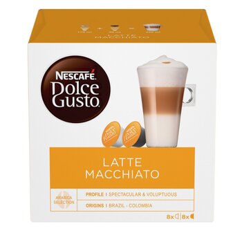 Кофейные капсулы Nescafe Dolce Gusto Latte Macchiato, 16 шт., 194 г цена и информация | Кофе, какао | pigu.lt