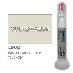 Карандаш-корректор для устранения царапин VOLKSWAGEN L90D - PASTELLWEISS FUER TELEKOM 12 ml цена и информация | Автомобильная краска | pigu.lt